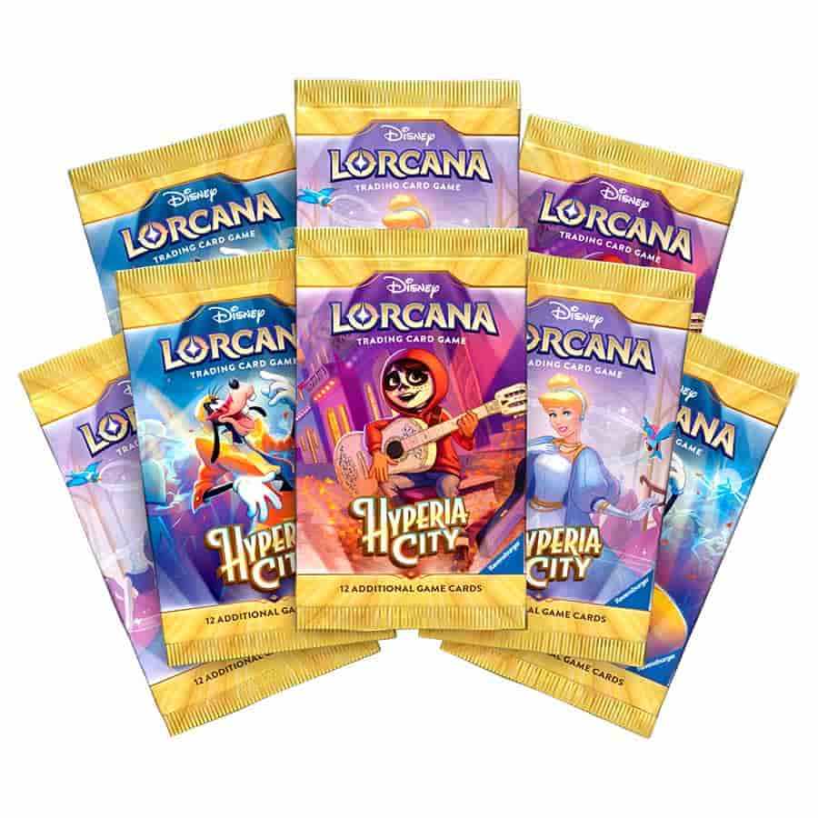 Disney Lorcana: Set 14- Hyperia City- Booster Box Case (4 Displays) (presale)